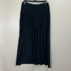J Jill navy blue, midi skirt. Size XS